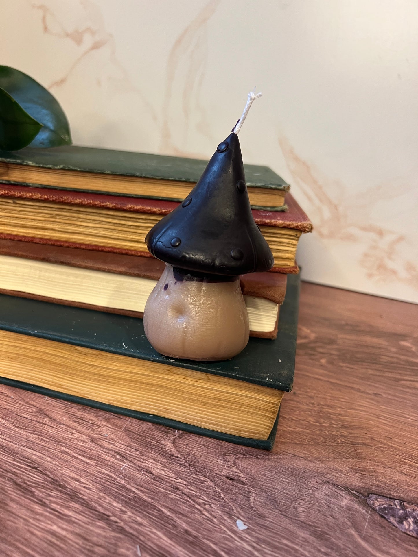 Beeswax mushroom candles