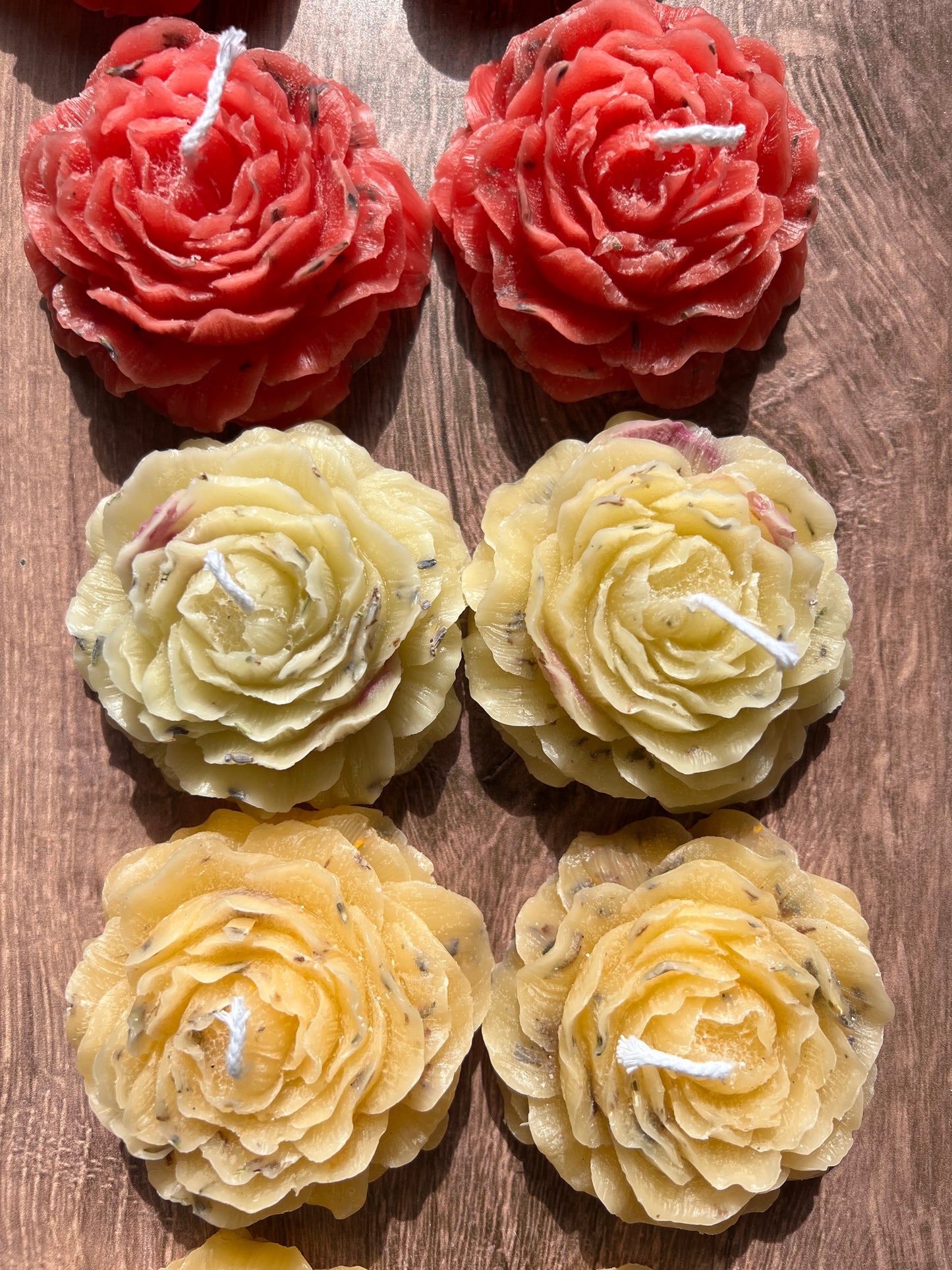 Beeswax Flower Candles