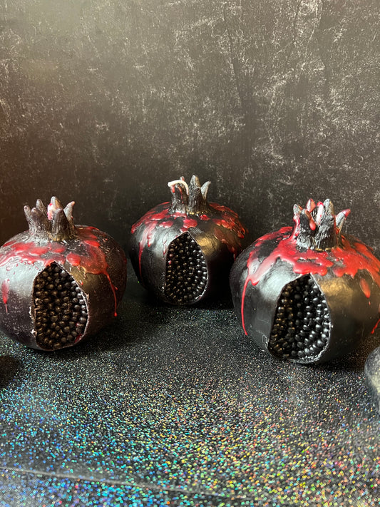 Moody Pomegranate Candles