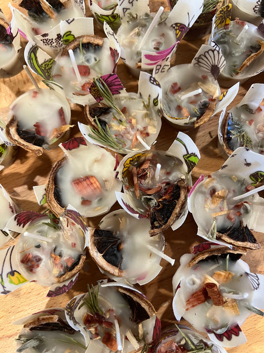 Beeswax Fire Starters